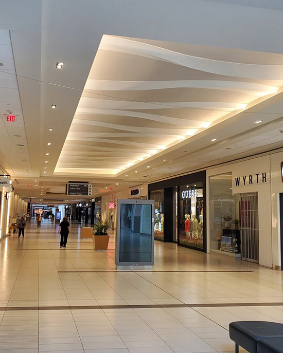 HTC Electric retrofit in a mall